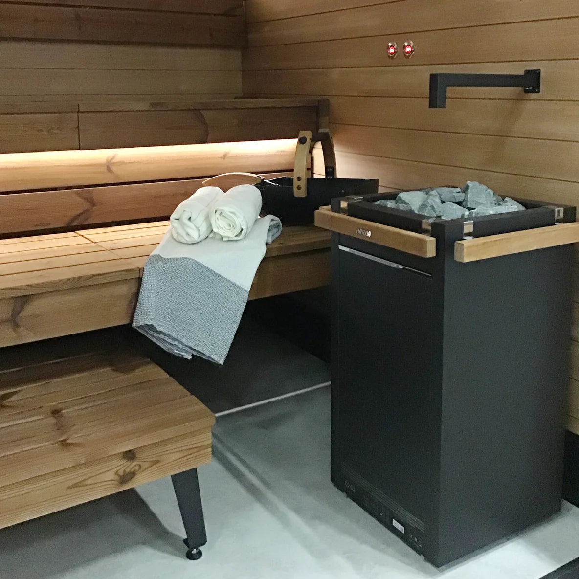 Harvia Virta 9kW Electric Sauna Heater Package