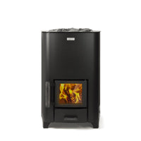 Narvi NC16 Black Wood Burning Heater