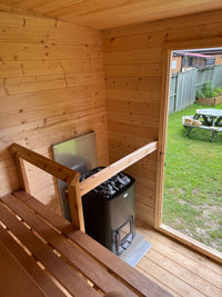 Narvi NC16 Black Wood Burning Heater