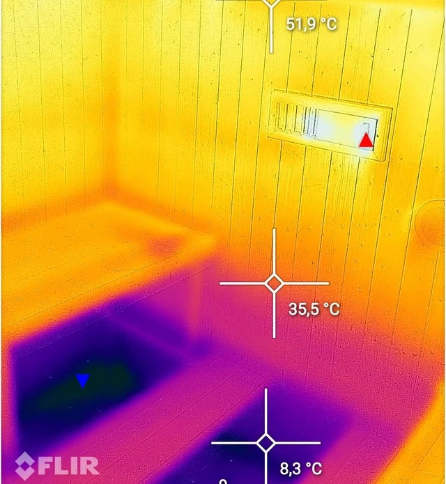 Sauna Bench Height thermal image