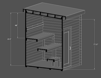The Trumpkin MINI Sauna Cabin Kit