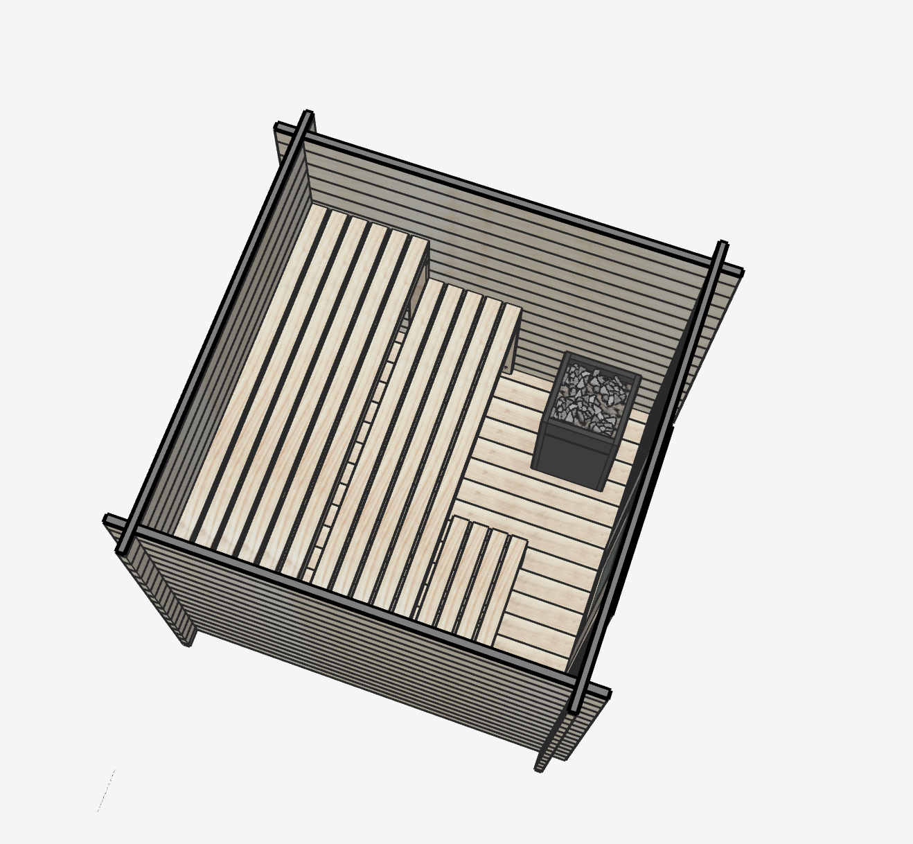 The Trumpkin MINI Sauna Cabin Kit